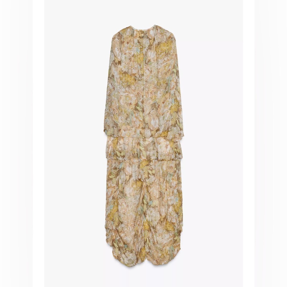 Zara ZW Collection Floral Print dress size S NWT Absolutely gorgeous❣️ - Picture 4 of 8